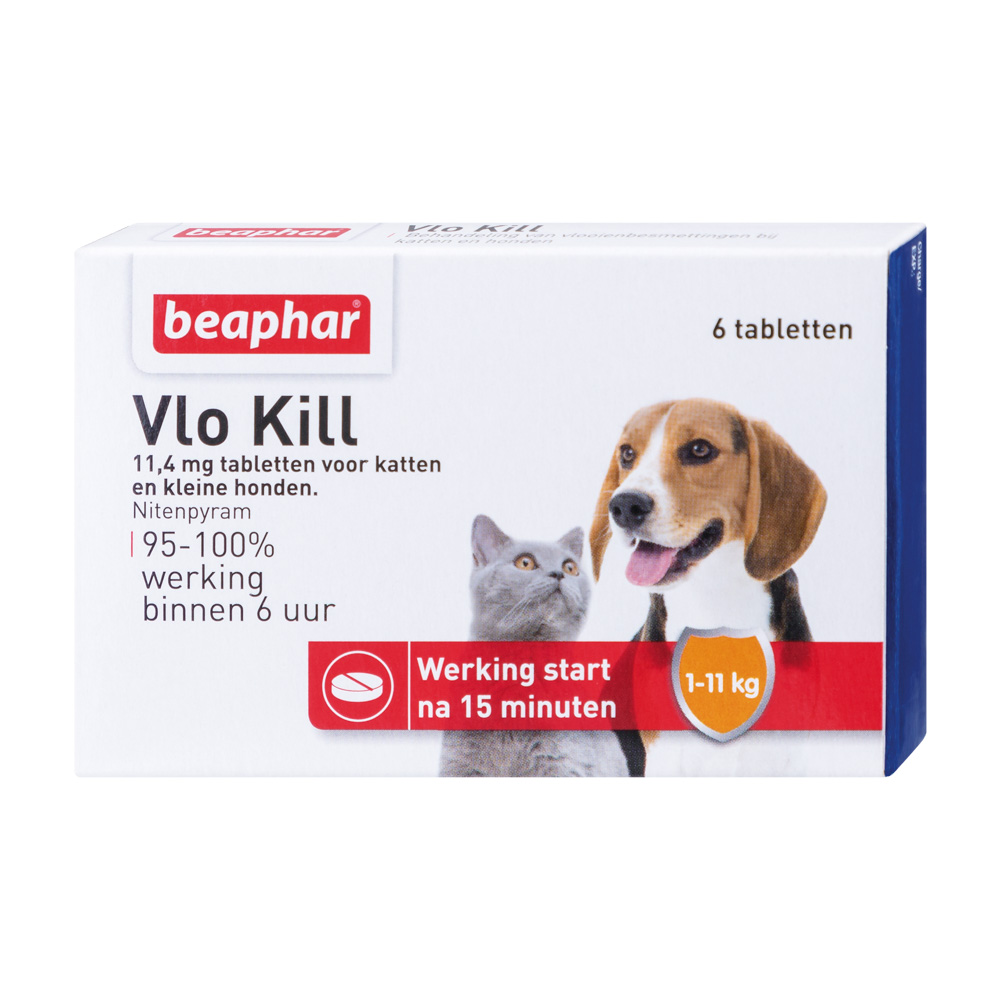 Beaphar Vlo Kill+ kat en hond tot 11kg 