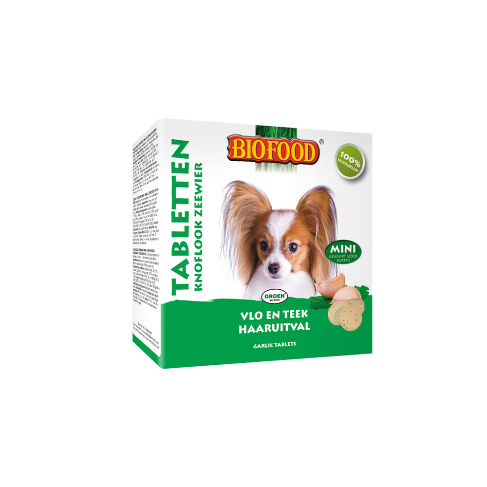 Biofood Tablet Knoflook Zeewier Mini