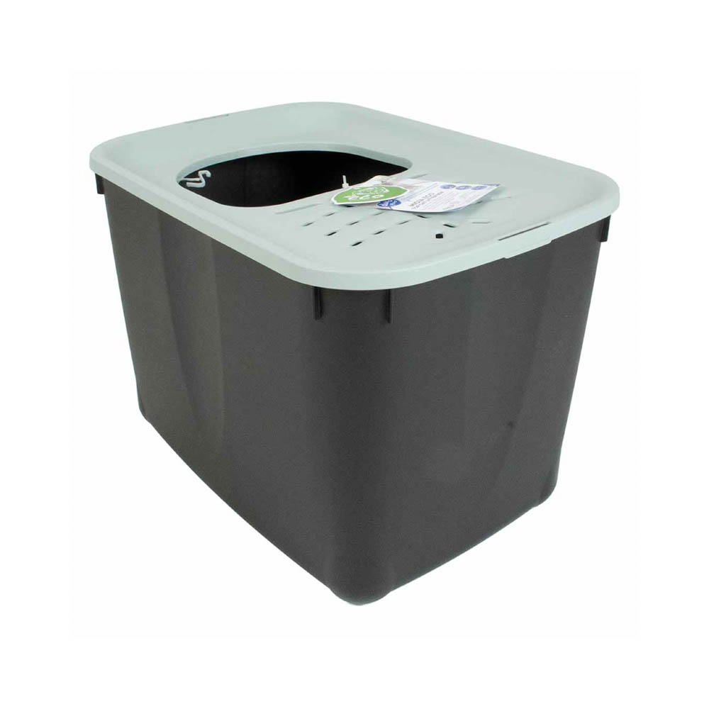 Duvo+ Hopin ECO Top Kattenbak Zwart/Ice