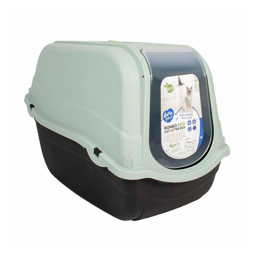 Duvo+ Kattenbak Romeo Maxi Zwart/Ice