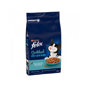 Felix Kattenvoer Dubbel Zo Lekker Zalm en Zeevis 4 kg