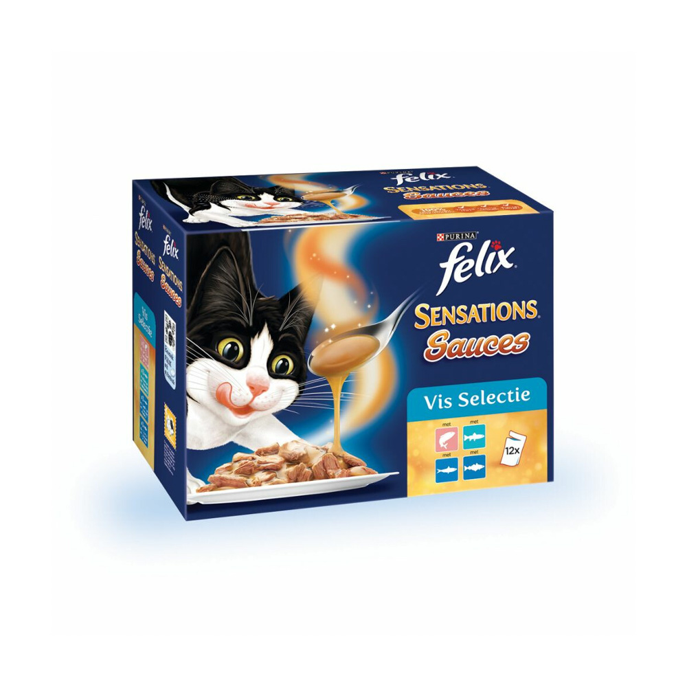 Felix Sensations Vis selectie in Saus