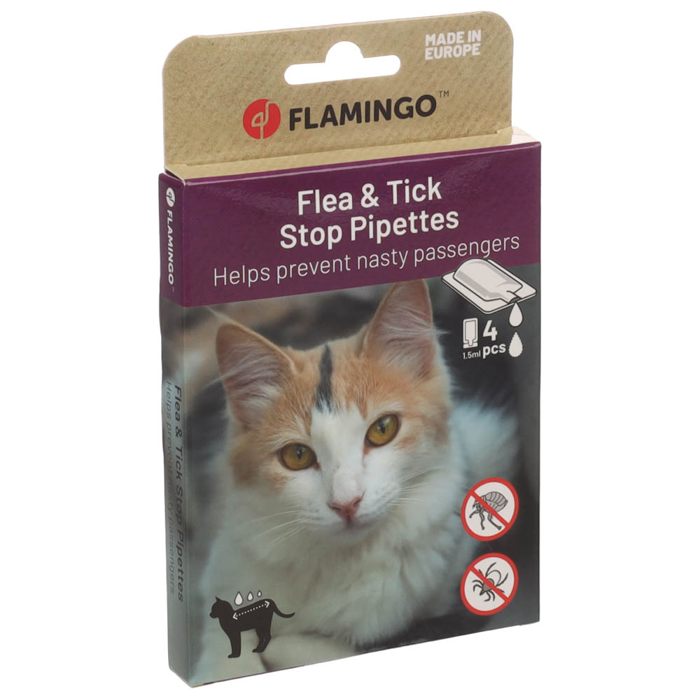 Flamingo Anti-parasietendruppels Vlo & Teek Stop Pipet