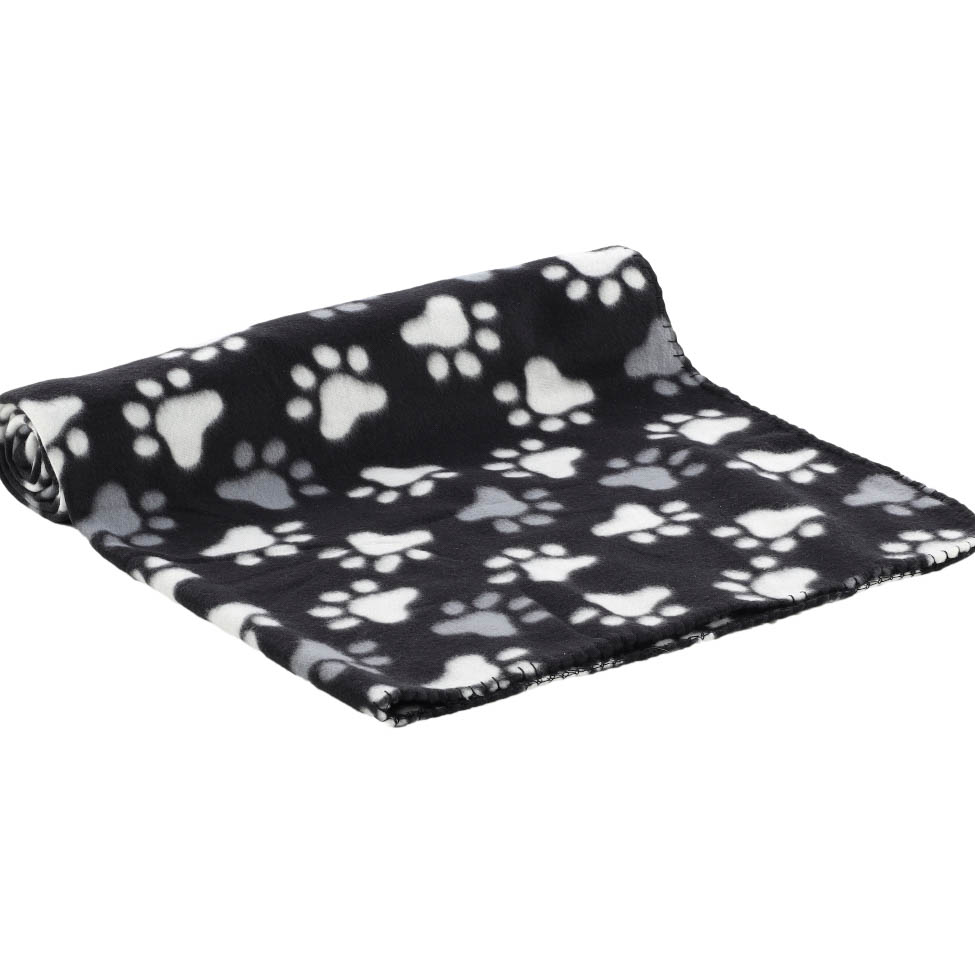 Flamingo Fleece Deken Esma Zwart 70cm x 100cm