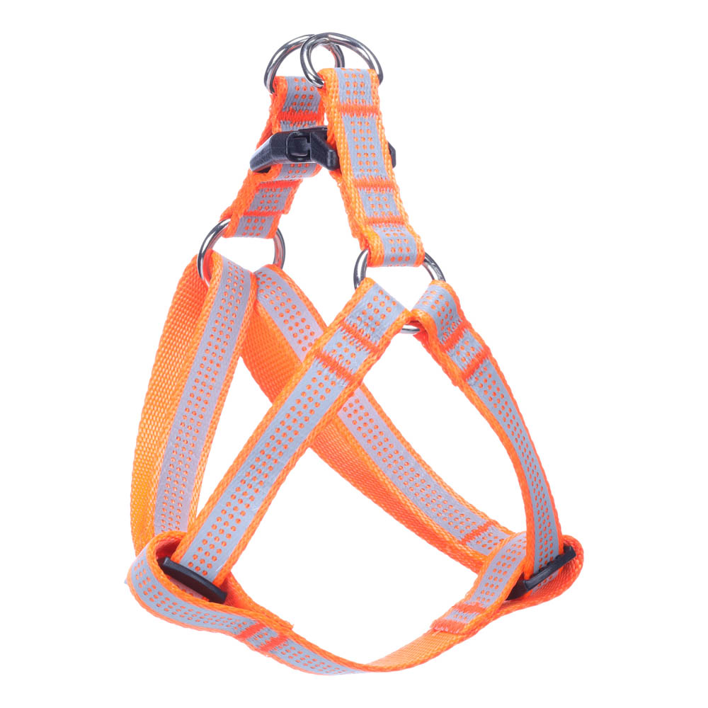 Flamingo Harnas / Tuigje Step&Go Fierro Fluo Oranje