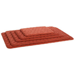 Flamingo Hondenkussen/Benchkussen Orthopedisch Weimar Plat Cognac