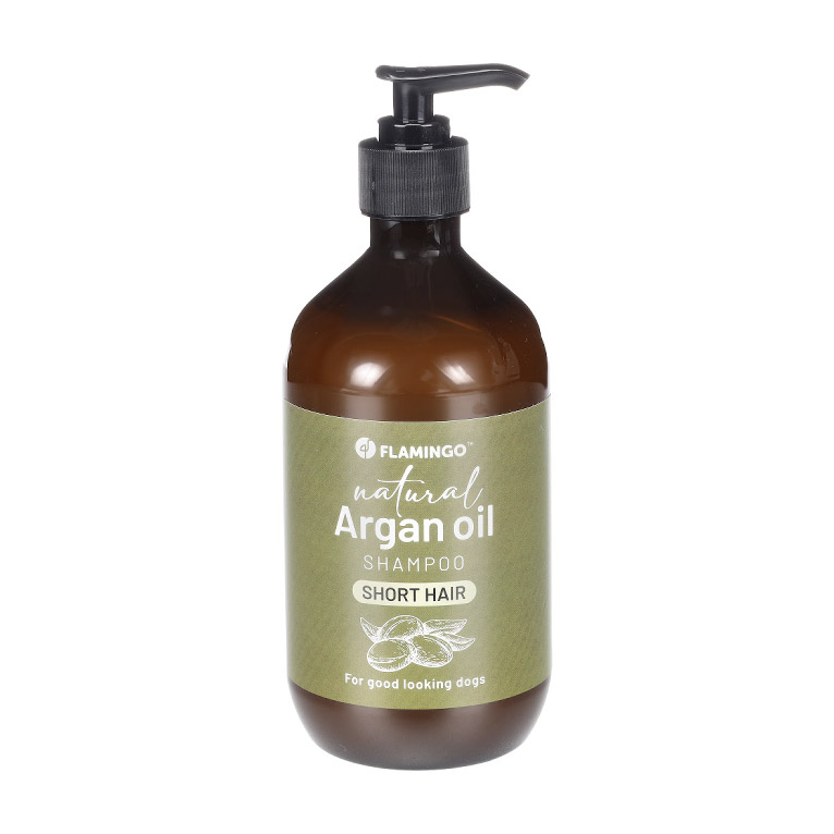 Flamingo Hondenshampoo Natural Arganolie Korte Vacht