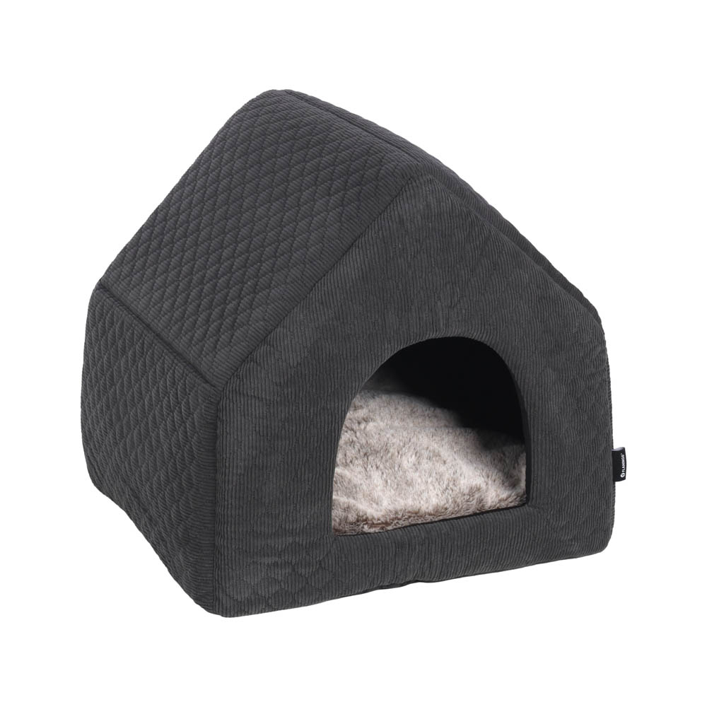 Flamingo Kattenhuis Fahra Donkergrijs