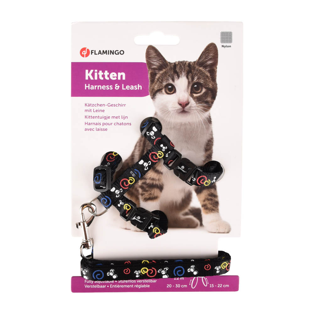 Flamingo Kittentuigje Met Muisjes Zwart