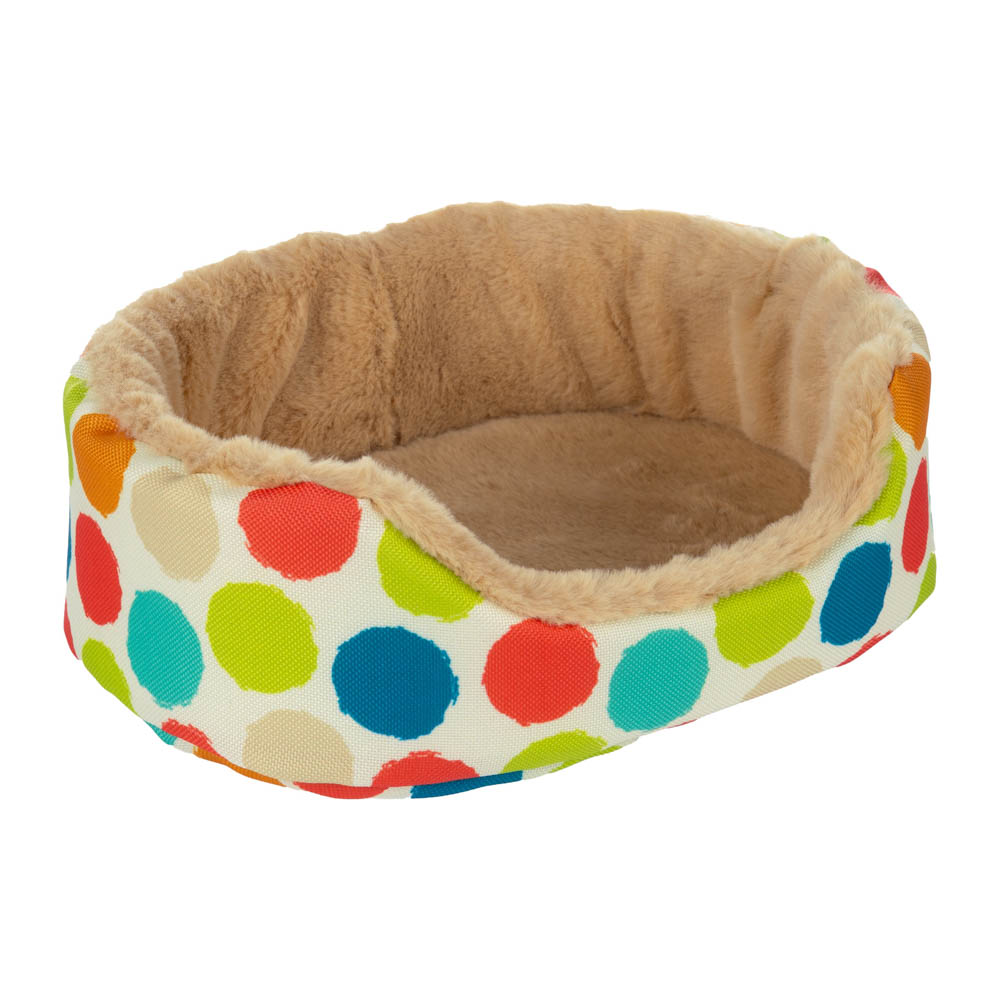 Flamingo Knaagdiermand Fizi Ovaal Gekleurd 25cm