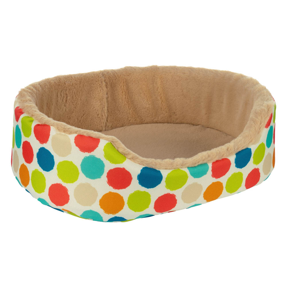Flamingo Knaagdiermand Fizi Ovaal Gekleurd 36cm