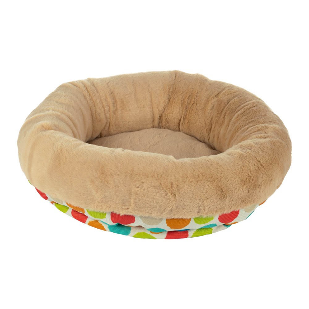 Flamingo Knaagdiermand Fizi Rond Gekleurd 35cm