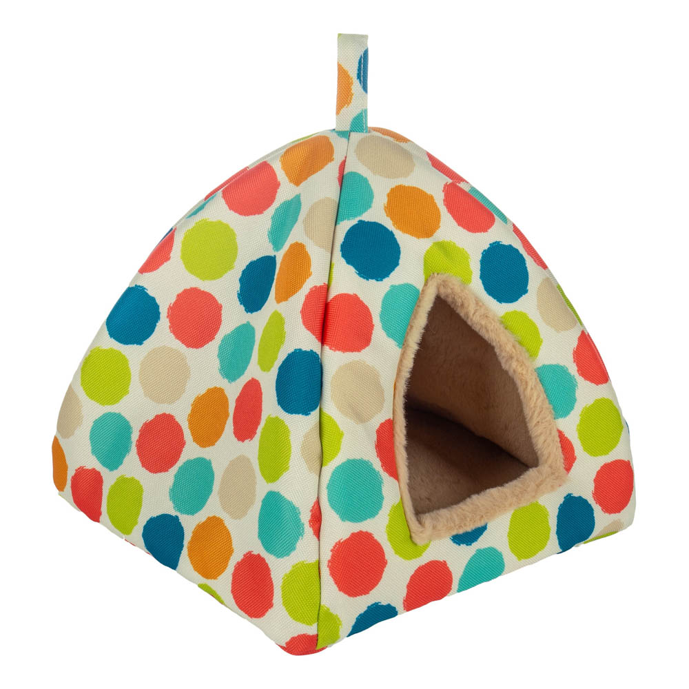 Flamingo Knaagdierhuisje Fizi Gekleurd 23cm
