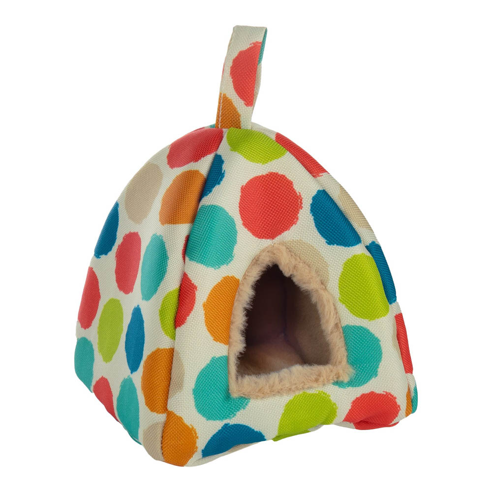 Flamingo Knaagdierhuisje Fizi Gekleurd 13cm