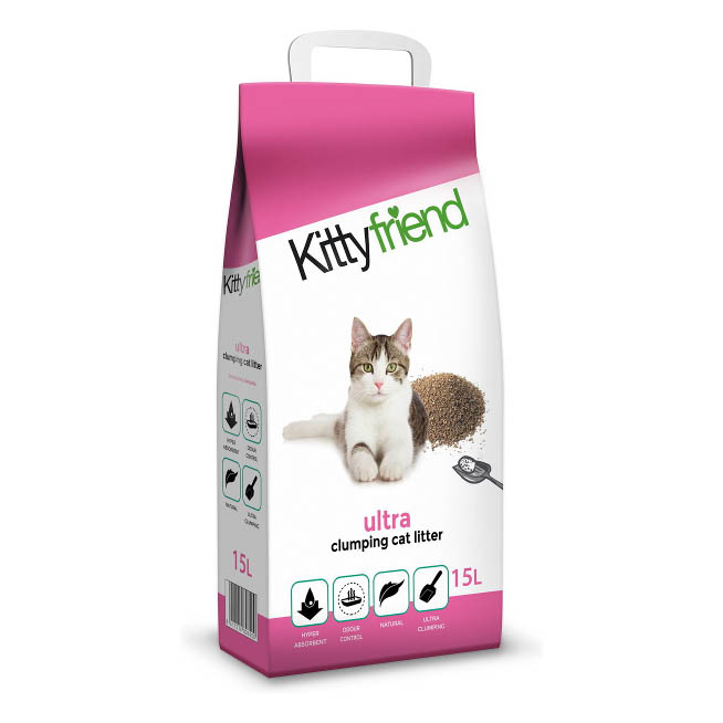 Kitty Friend Ultra Kattenbakvulling 15 liter