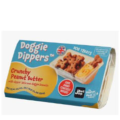 Pet Joy Doggie Dippers Crunchy Peanut Butter Naturel 100gr