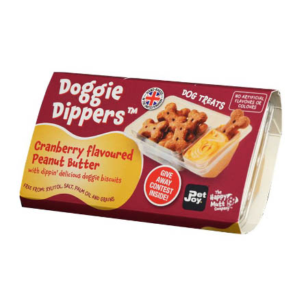 Pet Joy Doggie Dippers Peanut Butter with Cranberry 100gr