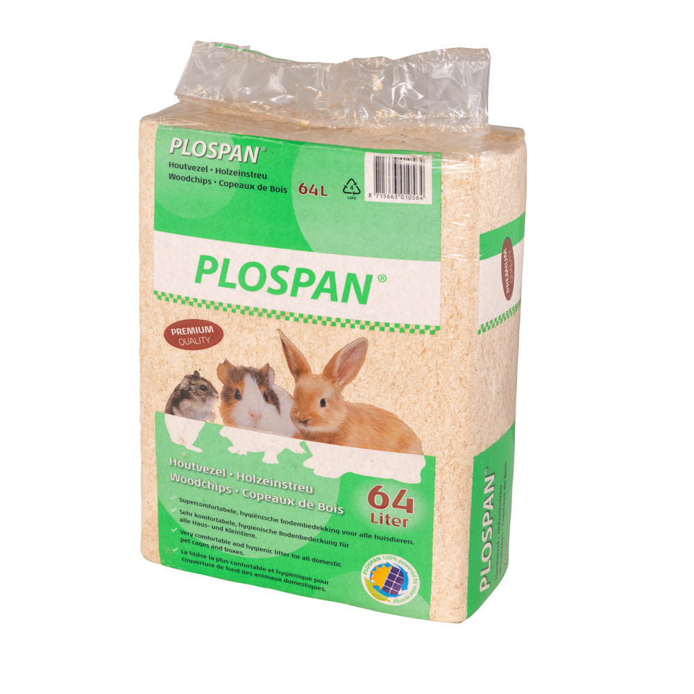 Plospan Houtvezel ca. 3.6 kg is ca. 64 liter strooivolume