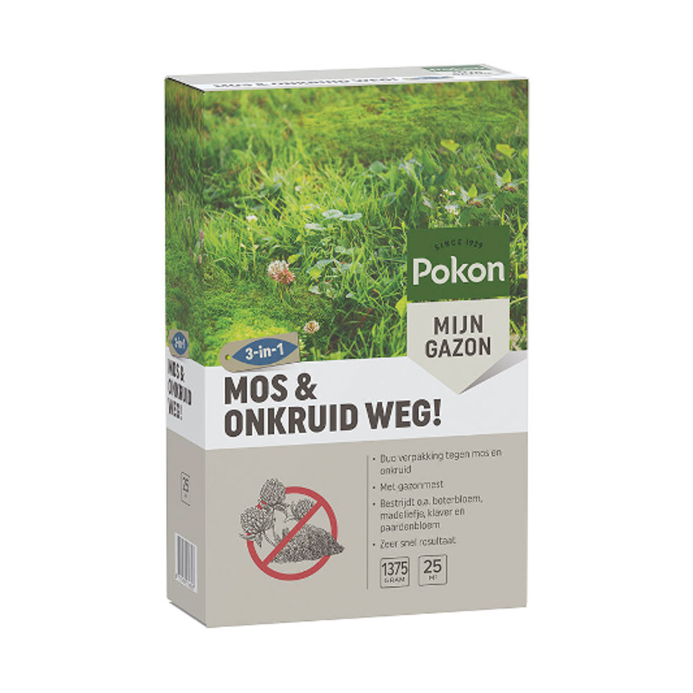 Pokon Mos en Onkruid Weg (3 in 1)