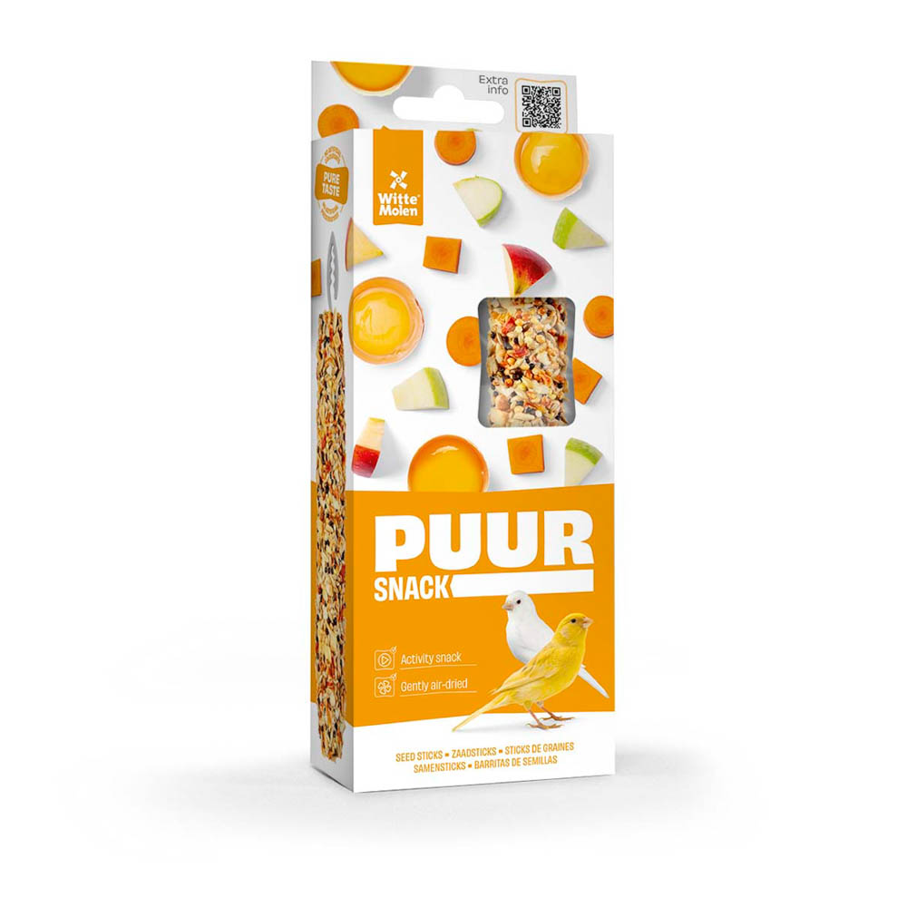 Puur Vogelsnack Kanarie Sticks Met Appel en Wortel