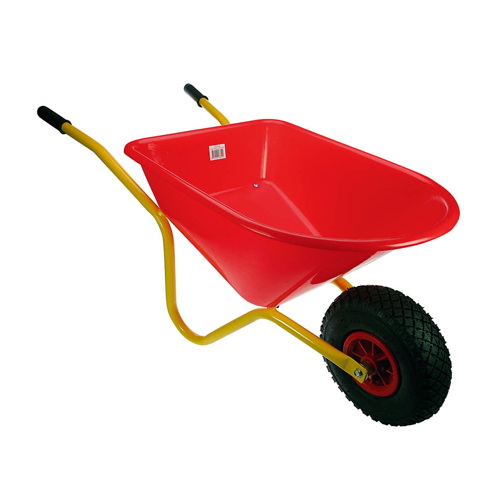 Talen Tools Kinderkruiwagen rood geel