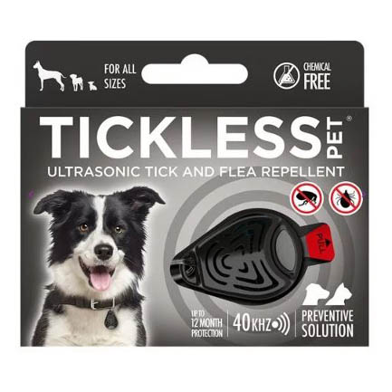 Tickless Hond en Kat Zwart