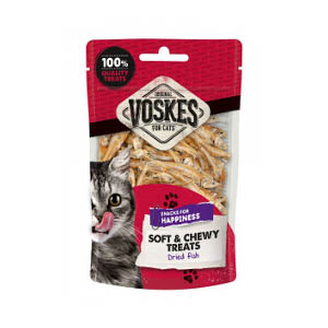 Voskes Kattensnacks Gedroogde Visjes