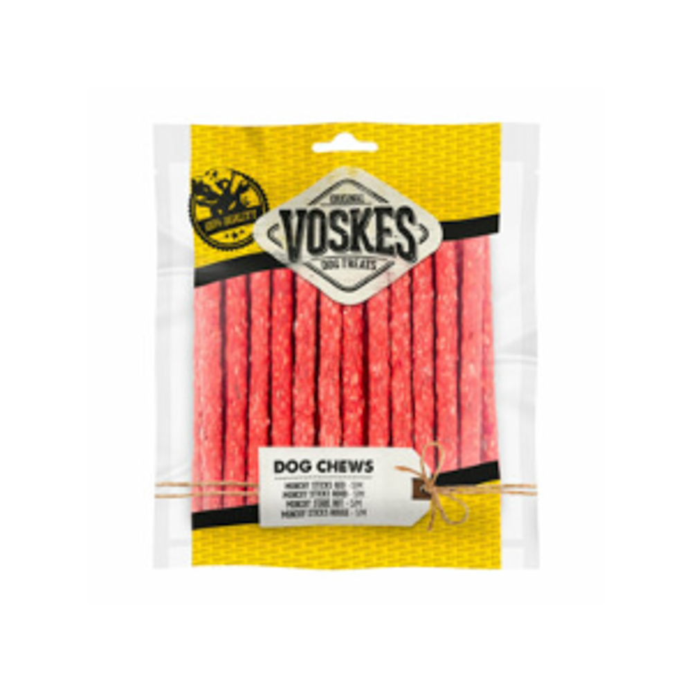 Voskes Munchy Sticks Rood 7-8 mm