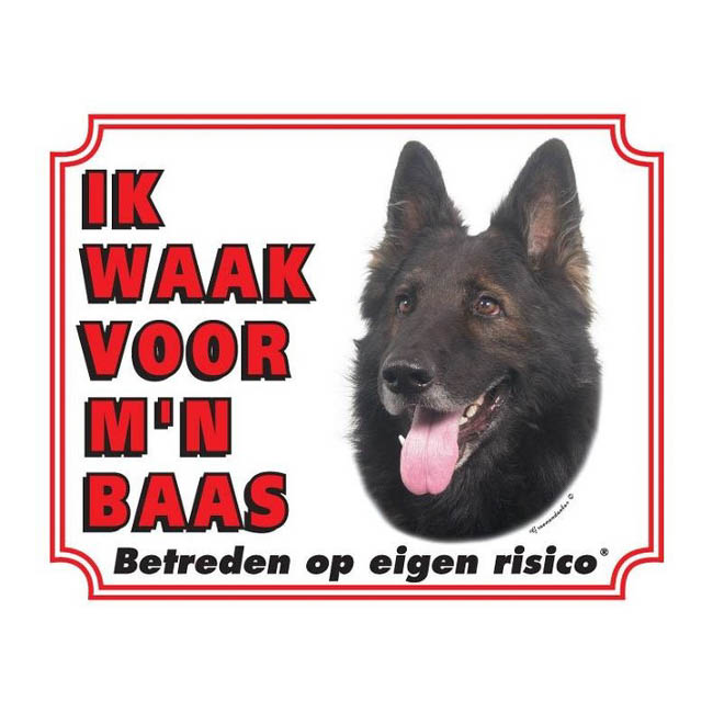 Waakbord Groenendaeler Wit