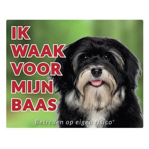 Waakbord Havanezer Zwart Groen