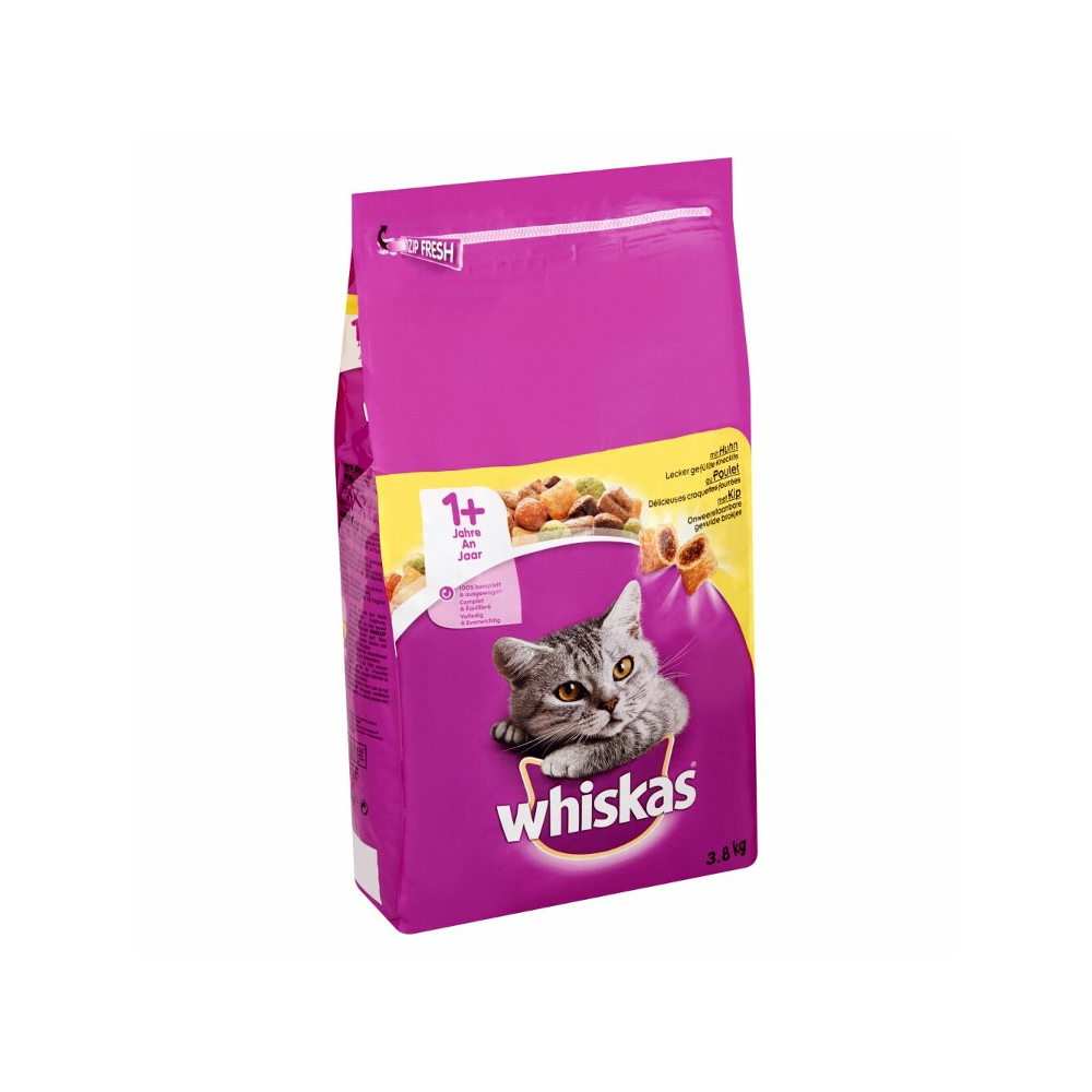 Whiskas Adult Kip en Groenten 3.8 kg