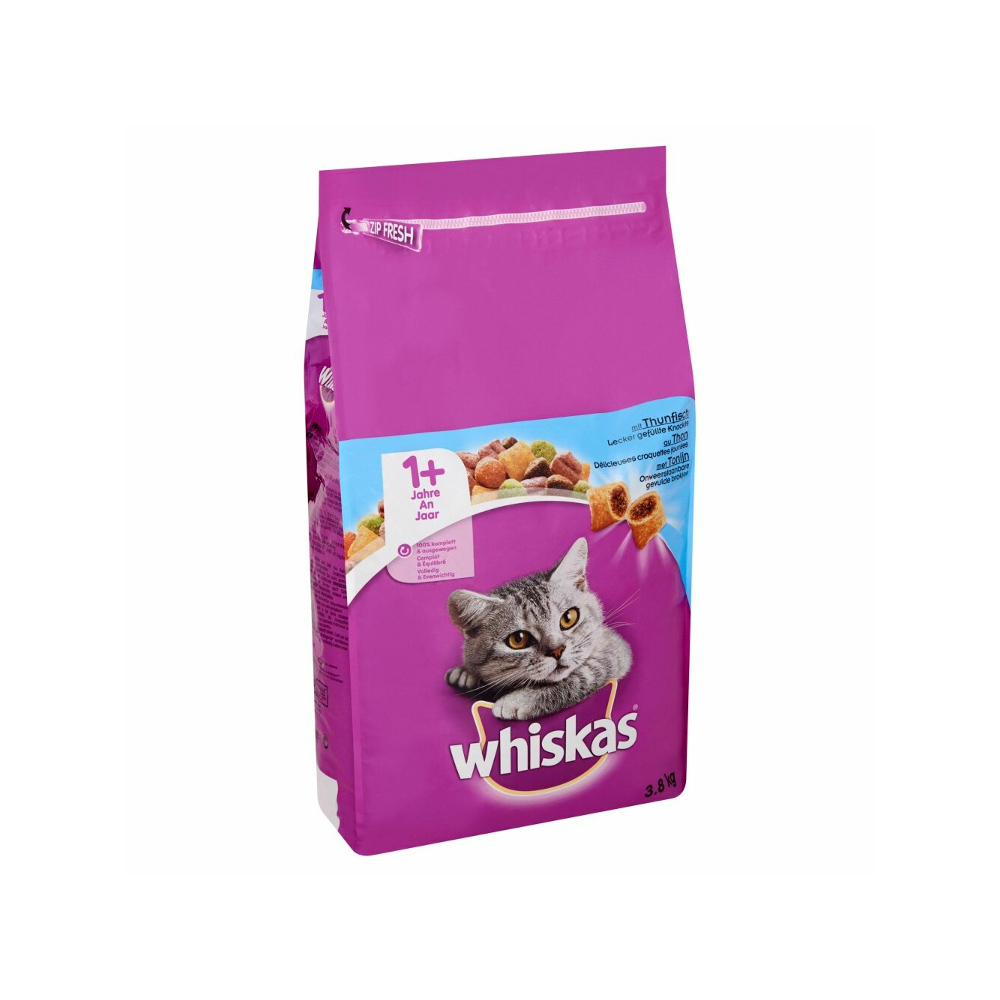 Whiskas Adult Tonijn en Groenten 3.8 kg