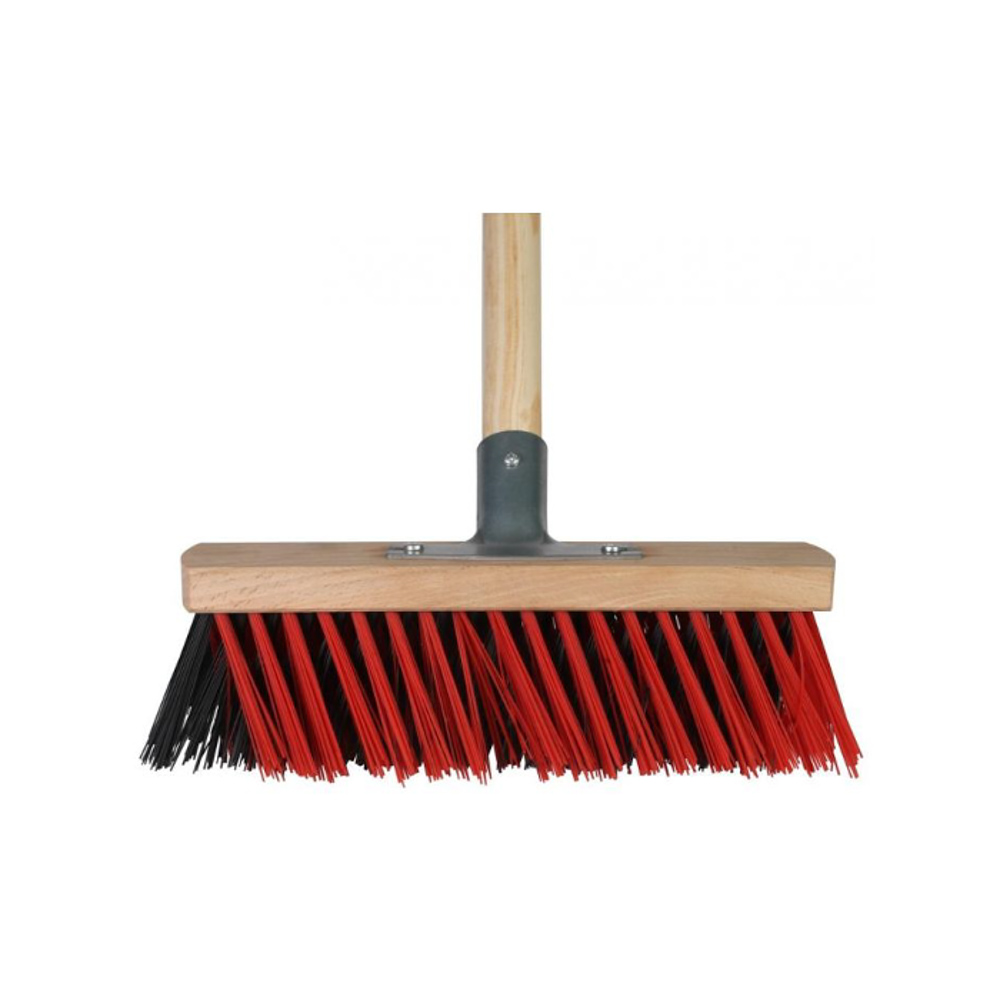  Talen Tools Xbezem 30cm rood/zwart met steel